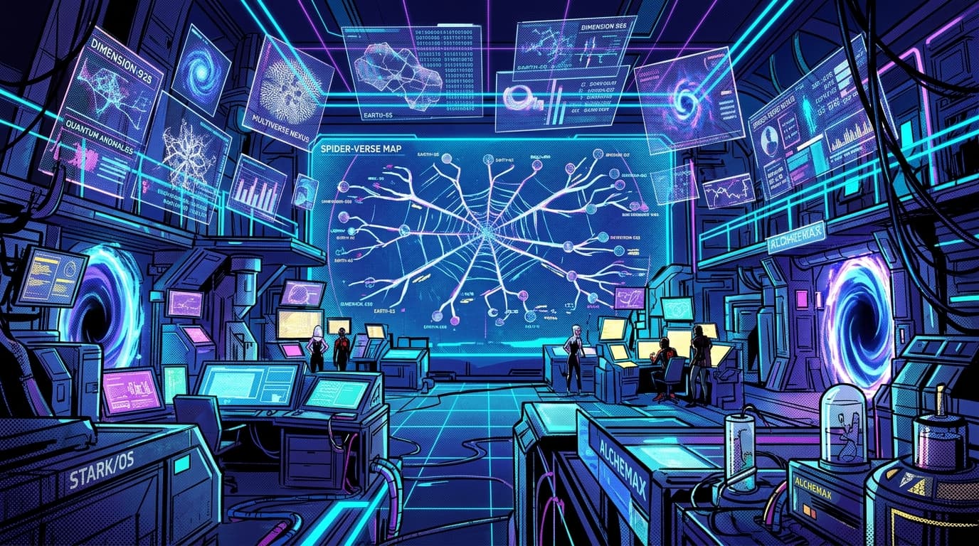 Spider-Society Tech Lab Backdrop